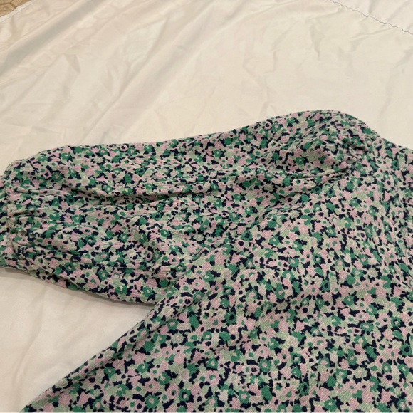 a new day Green and Pink Floral Blouse - Picture 3 of 6